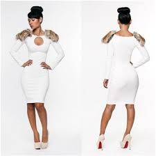 European and American Fashion Bandage Hot Bodycon