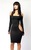 BLACK pencil dress