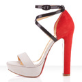 color gorgeous sandals
