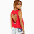 Heart Cutout back short crop top
