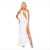 Asymmetric cut side open novelty dress