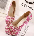leopard print platform shoe