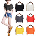 Loose Modal T-Shirt Blouse Crop