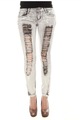Ripped Pencil Style Women's Denim Jeans