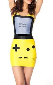 Gamer Dress digital print