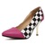 sexy plaid high-heel