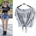 loose crop tops for women short design