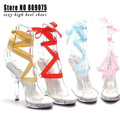 clear sandals dancing high heel shoes