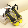 leopard Roman shoes